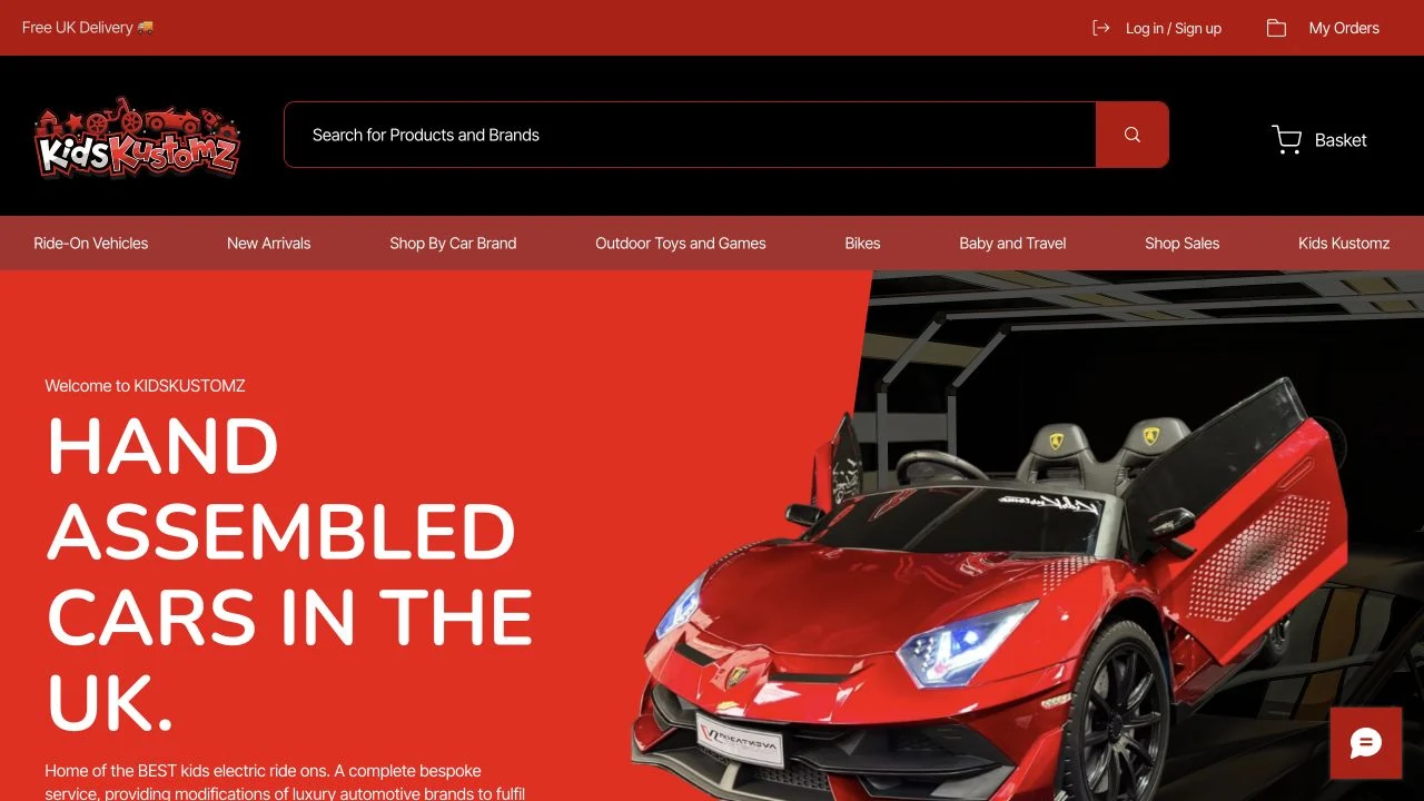 Homepage preview of Kids Kustomz